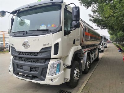 How can a tank truck prevent a flat tire on the highway