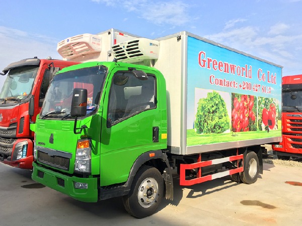 HOWO 4x2 3-5T Refrigerator Truck
